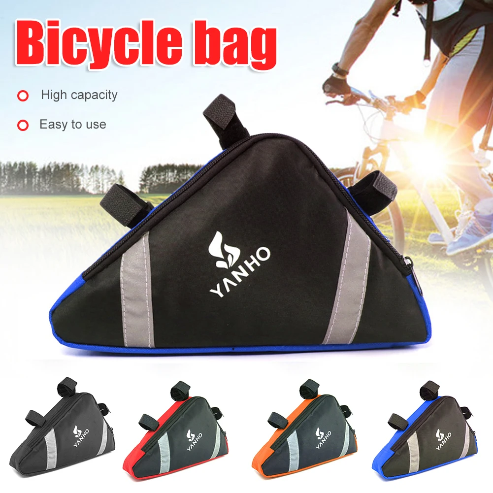 Велосипедная сумка с треугольной рамой на молнии водонепроницаемая под трубу