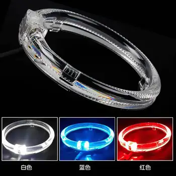 

Headlight assembly for Hyundai Accent LED angel eye turn signal Bi-lens HID bulbs with 65W Ballast, left and right