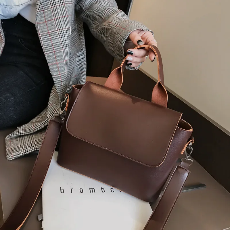 

Senior sense bag female 2019 new tide texture ocean net red simple shoulder portable Messenger bag wild commuter bag