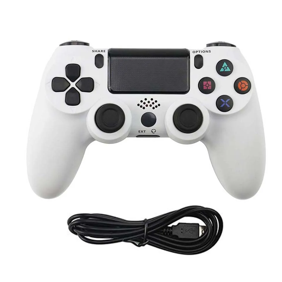Wired Bluetooth игровой контроллер беспроводной/USB проводной джойстик для PS4 контроллеров для Dualshock геймпад для Playstation 4 Slim/Pro - Цвет: Wired