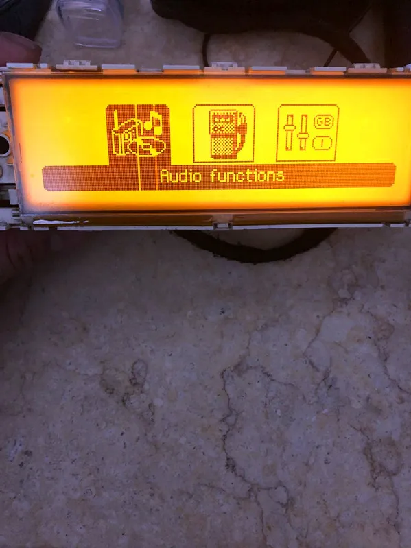 Хит! Белый корпус Желтый экран 5 MenuUSB Bluetooth дисплей, монитор 12pin для peugeot 307 207 408 citroen C4 C5
