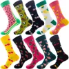 2022 Hot Sale Casual Men Socks New Socks fashion design Plaid Colorful happy Business Party Dress Cotton Socks Man ► Photo 3/6