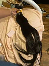 Mishell 30 32 34 40 pulgadas pelo recto malayo de la armadura mechones con Frontal extensiones de cabello humano mechones con cierre Frontal