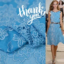 Шелковое хлопковое вышитое кружевное платье-Жоржет, модное дизайнерское платье, красивая модная ткань