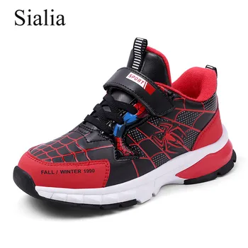 

Sialia Winter Autumn Kids Sneakers Children Casual Shoes For Boys Sneakers Girls Shoes Running Spider Plush Warm Sport Outdoor
