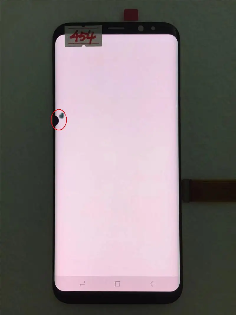 NO.454 AMOLED lcd для SAMSUNG Galaxy display S8+ Plus G955 G955F сенсорный экран дигитайзер - Цвет: NO.454