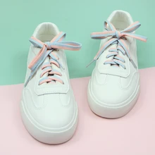 basket femme cordon Dunk lacets élastiques pour basket ball, pour femme et garçon, 1 paire, Tennis, décontracté, Orange, bleu, rose 