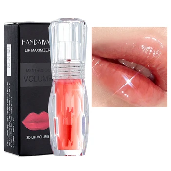 

1PC Plumping Nutritious Lipstick Moisturizer Lip Plumper Long Lasting Waterproof Glitter Lipstick Plump Lip Gloss Tint Lipgloss