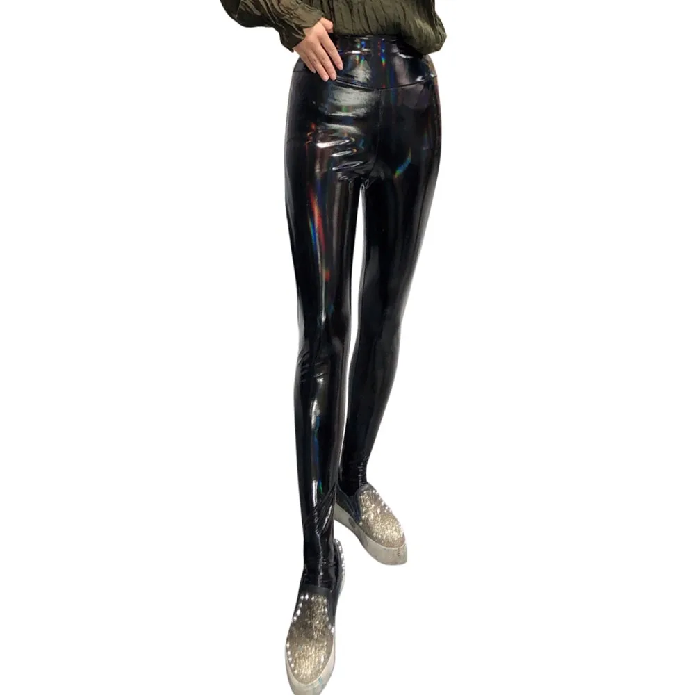 Women's Liquid Leggings Pants Sexy 