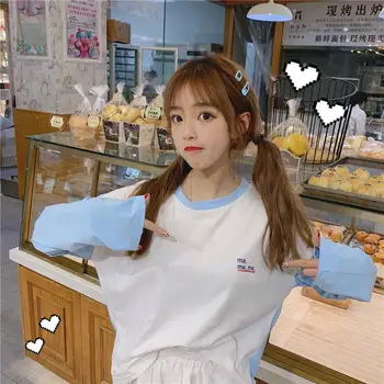 

Fashion Korea Clothing Harajuku Hip Hop Letter Print Funny Long Sleeve T Shirt Women Casual Regular streetwear tshirt female