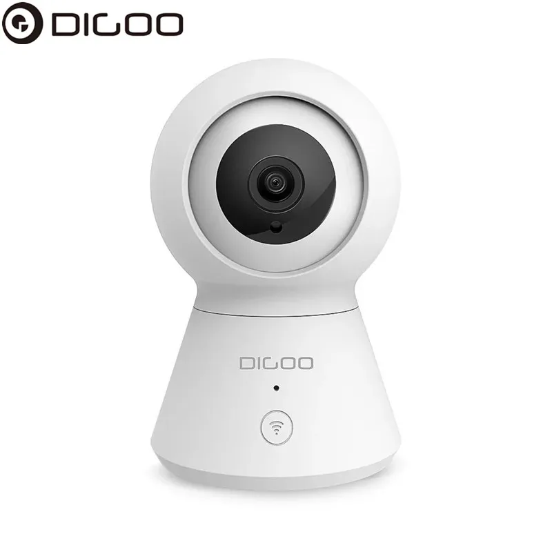 Baratos DIGOO DG K2 1080P inteligente hogar de la cámara de seguridad IP cámara de seguridad con Sensor de movimiento Compatible con vida inteligente Tuya APP Alexa