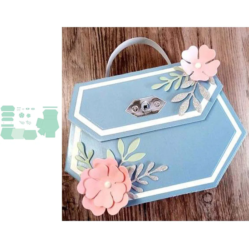 

Flower Bag Metal Cutting Dies for Scrapbooking and Card Making Paper Craft New die cuts
