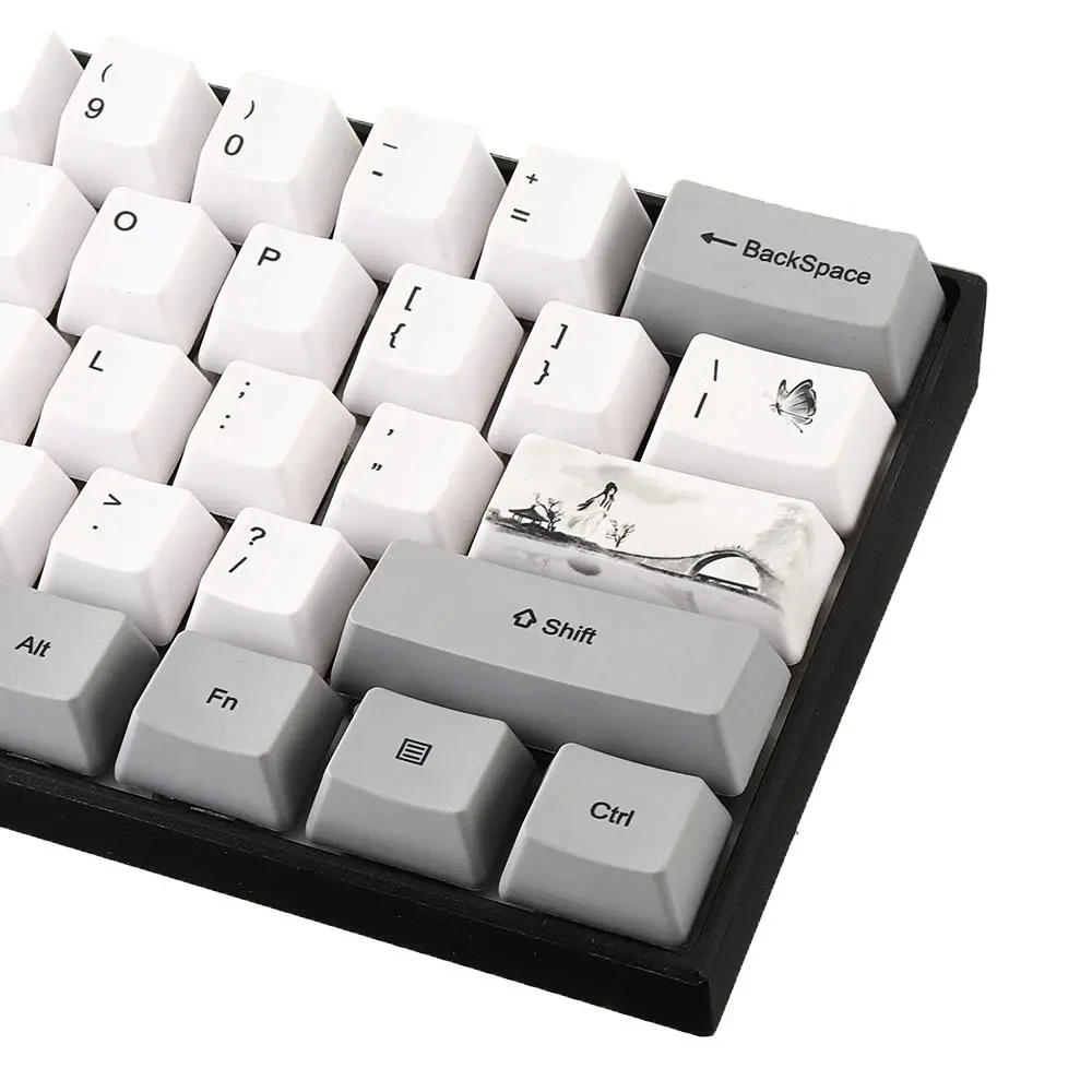 RK 72 клавиши краситель подложка PBT Keycap OEM профиль колпачки для GH60 RK61/ALT61/Annie GK61 GK64 dz60