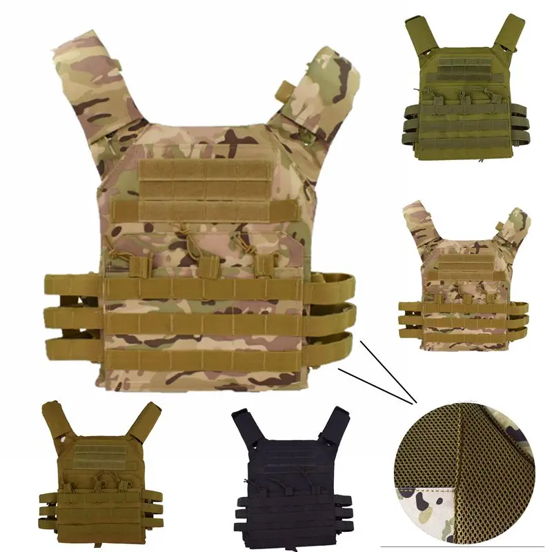 

Security Tactical Vest Military Molle Plate Carrier Magazine 600D Hunting Airsoft Paintball CS Protective Lightweight Vest