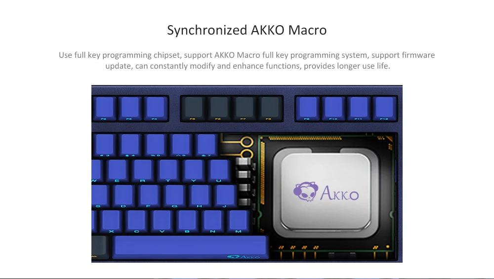 AKKO 3087 SP Horizon Skyline Cherry Cherry Axis Game Mechanical Keyboard 87 Key, TYPE-C Interface