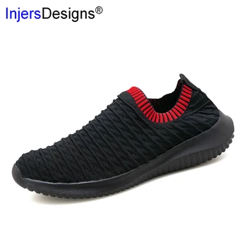 

Brand Fashion Lover Casual Shoes Slip-On Mesh Breathable Couple Flats Soft walking shoes Tenis Masculino Sneakers Big Size 35-46