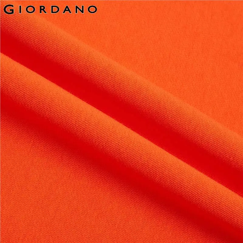 Giordano мужские свитшоты с принтом, пуловер с круглым вырезом, мужские флисовые ребристые манжеты и подол, Moletom Masculino 91099674