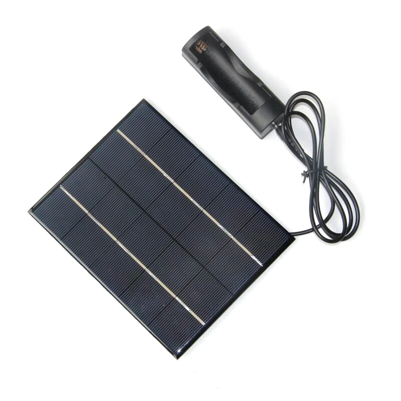 3,5 W 5V солнечная панель с DC35MM базой для 18650 солнечная панель для 18650 перезаряжаемая батарея Прямая зарядка