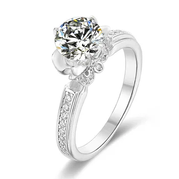 

1 Carat D Color Princess Moissanite Ring 925 Sterling Silver Pass Diamond Test Brilliant Cut 6.5mm Moissanite Rings Classics
