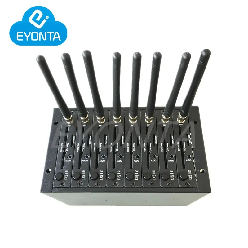 High quality GSM GPRS Modem 8 sim cards modem pool SL6087 IMEI change stk bulk sending sms device | Компьютеры и офис