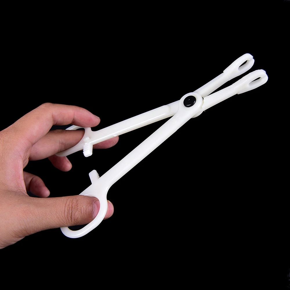 Professional Disposable Plastic Round Open Ear Lip Navel Nose Body Piercing Plier Forcep Clamp Tattoo Accessories Equipment