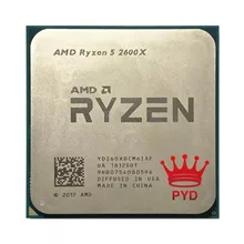 Amd Ryzen 5 2600X R5 2600X 3.6 Ghz Zes-Core Twaalf-Draad Cpu Processor YD260XBCM6IAF Socket AM4