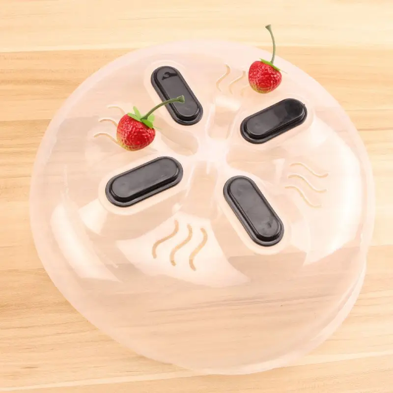 Новое пластиковое блюдо для микроволновой печи, практичное покрытие, защита от брызг, крышка для микроволновой печи, крышка для хранения свежести, крышка для еды
