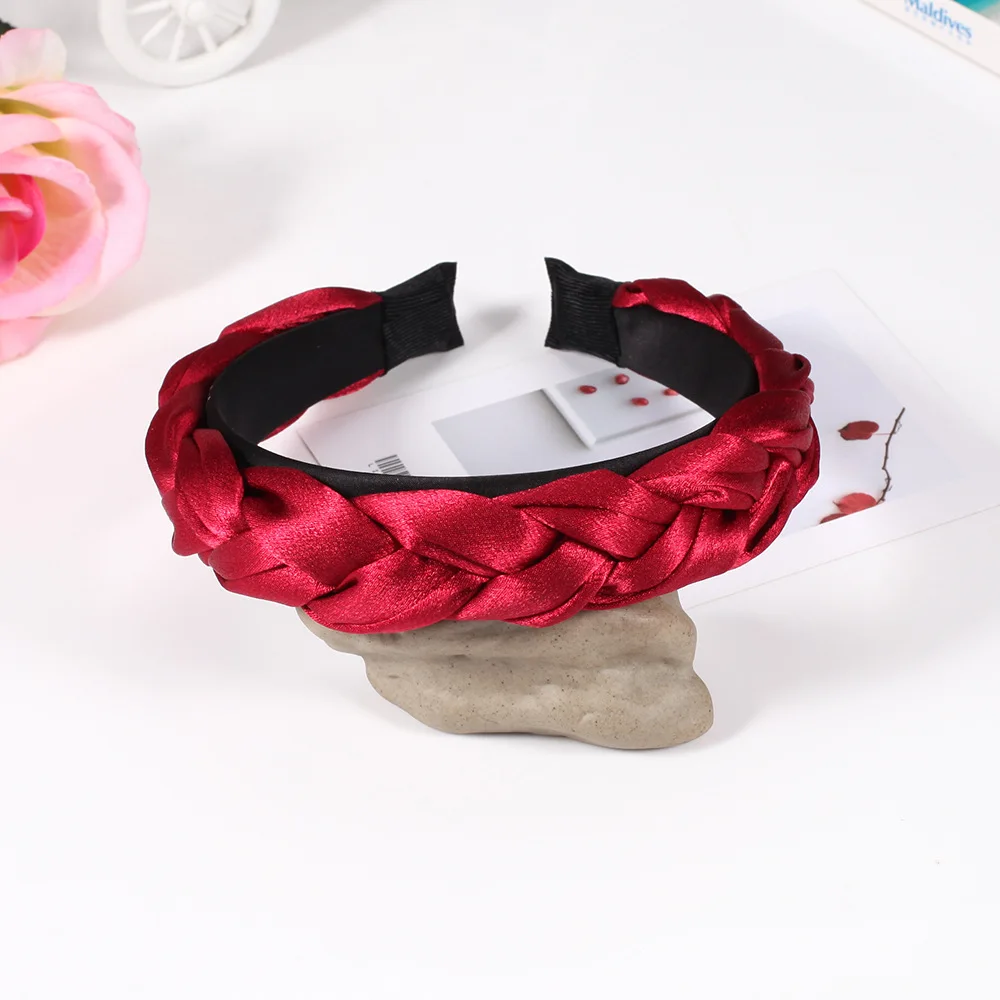 1PC New Korean Wide-brimmed Cloth Art Hair Bands Head Bands Hair Accessories HeadWear Headdress