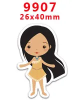 Кабошоны 30 шт мультфильм плоское украшение из смолы pr 16612 - Цвет: 9907