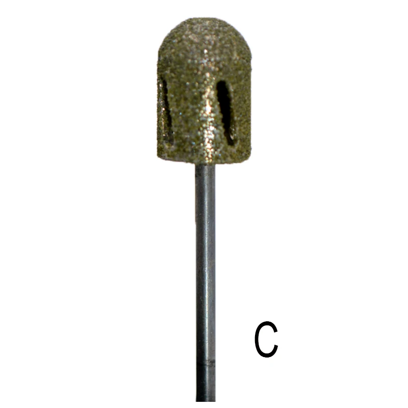 MAOHANG 10*15 мм Алмазная электрическая дрель для ногтей, традиционный полировальный колпачок, используемый для лечения мозолей 3/32"