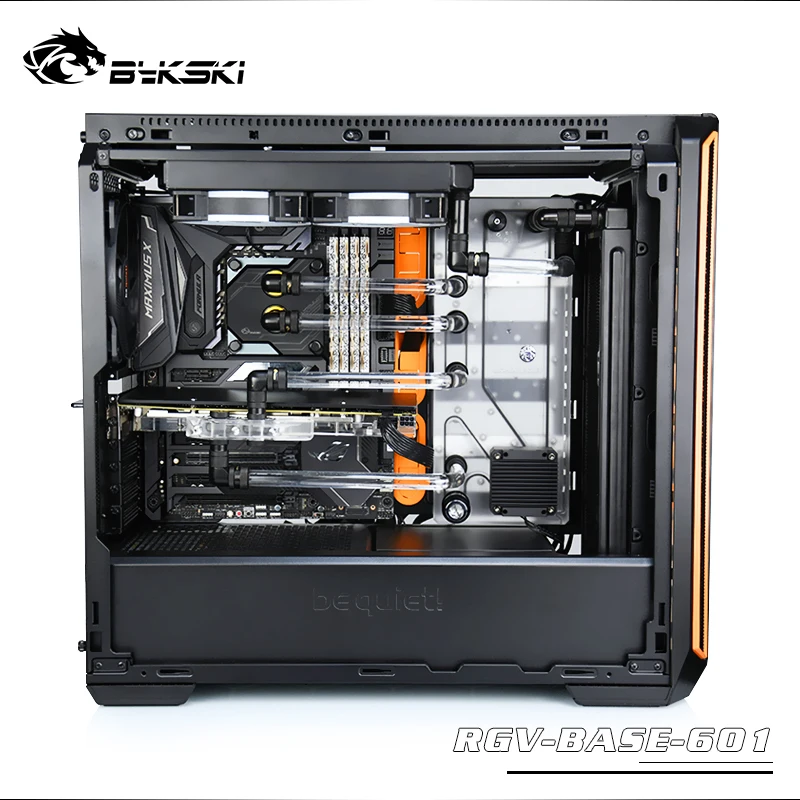 Bykski RGV-BASE-601 водные платы для Zerozone Silent Base 601 чехол для Intel cpu водоблок и один GPU корпус