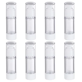 

8pcs Mini Plastic Lotion Bottle Travel Bottle Toiletries Container for Home Hotel