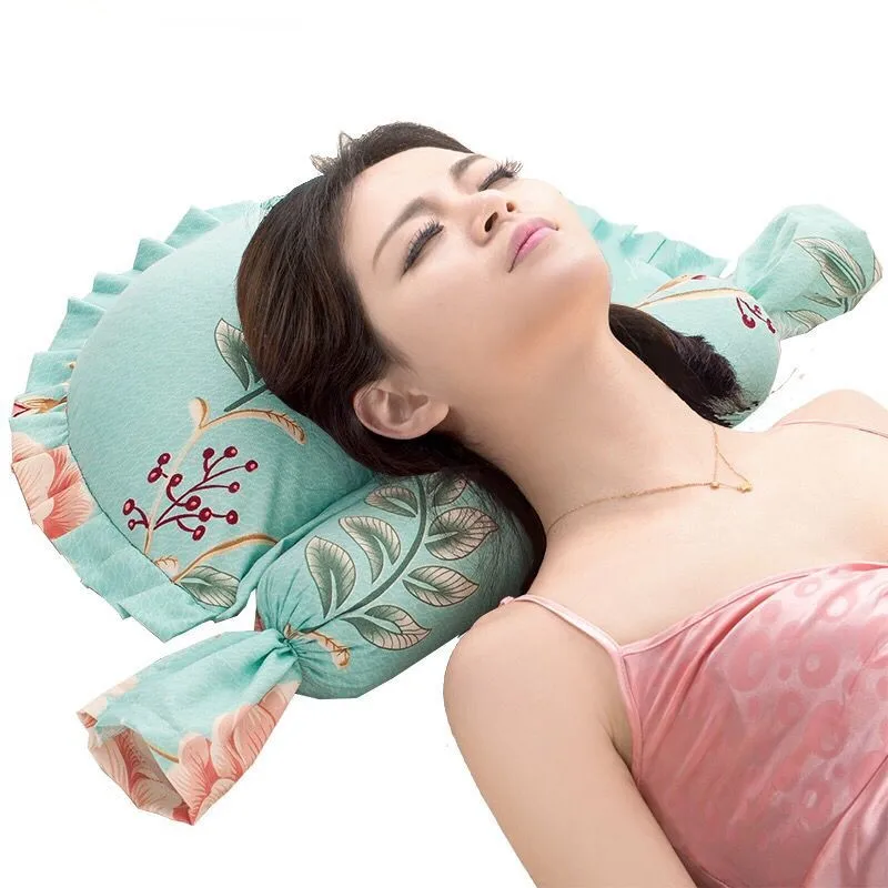 

Memory Foam Bedding Neck Pillow Couple Sleep Leg Knee Bolster Pillow Slow Rebound Butterfly Shaped Health Cervical Cushion