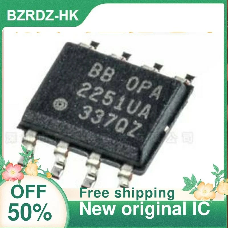 2-10PCS/lot  OPA2251UA OPA2251U SOIC-8 New original IC