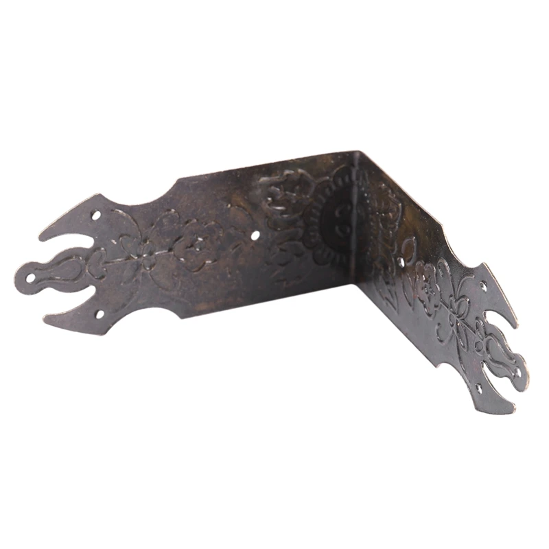 ELEG-Chest Box Corners Decor Angle Plates Brace Protectors 70x70mm 8pcs