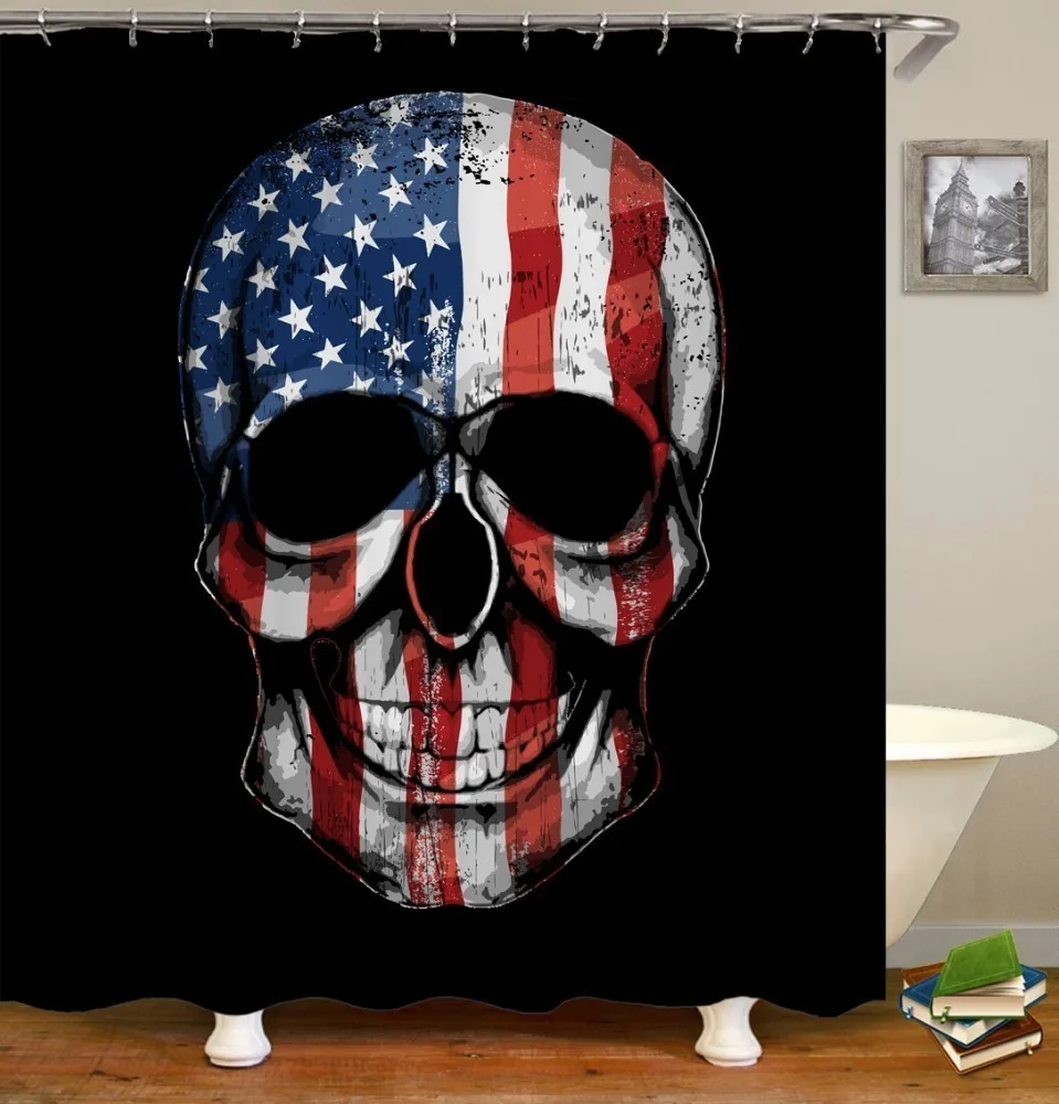 Jack-Skellington-Halloween-Shower-Curtain-Bape-Bathroom-Douchegordijn-Pascoa-Cortina-Splatoon-Miniaturas-Waterproof-Groot (1)