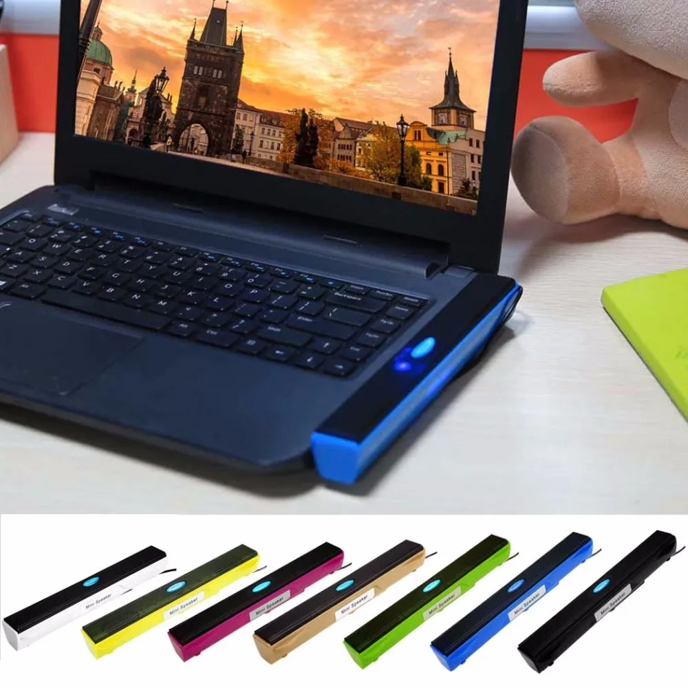 Wired USB Speaker Music Player Amplifier Loudspeaker Sound Box Bar for Computer Desktop PC Notebook Laptop