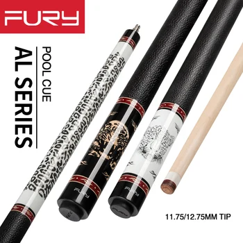 

Fury AL Billiard Pool Cue11.75/12.75mm Tiger Everest Tip 147cm Length Professional KT/HT Maple Shaft Stick Ergonomic Design Kit