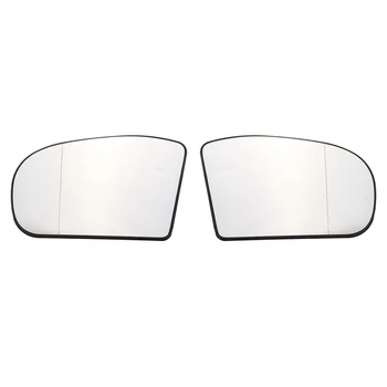 

1 Pair Right and Left Side Rearview Mirror Glass Len Replacement for Mercedes Benz W203 W211 2038100121 2038101021