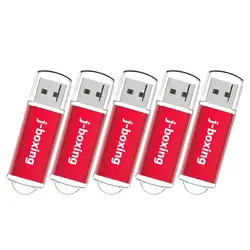 Clé USB rectangulaire avec broderie pour ordinateur, 5 pièces, 16 go, en vrac 