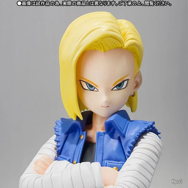 BJD Dragon Ball Z Android 18 Lazuli Sexy 13cm Kuririn Wife Toys Collection Anime Action Figure Body Hand Movable For Gift