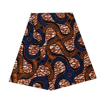 

Polyester African Print Real Wax Fabric DIY Sewing Batik Cloth Fabric Nigerian Real Wax Fabric Ankara Veritable Wax