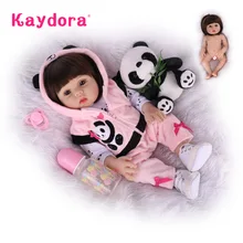 Full Soft silicone Reborn Baby Dolls 18 Inch 48cm Child Alive Play Toys Lifelike Toddler Girl Bath Playmate Kids Birthday Gifts