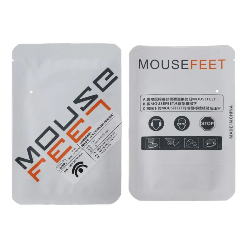 Precision Curve Edge Mouse Feet Skates - 0.6mm Thickness
