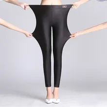 Облегающие однотонные черные узкие брюки из эластичного хлопка больших размеров; бархатные повседневные леггинсы; Весна-Осень