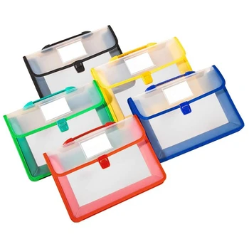 

File Folders Document Organizer Letter Size,Expanding File Organizer 5 Packs for Office and School Supplies