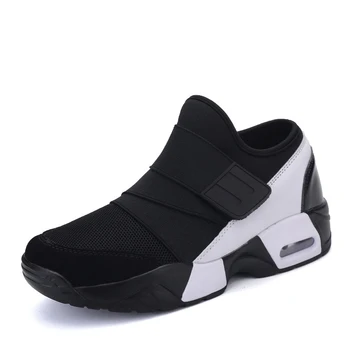 

Woman shoes casual fashion breathable walking shoes woman sneakers elasticity mesh yarn wedges sport shoes size 36-44