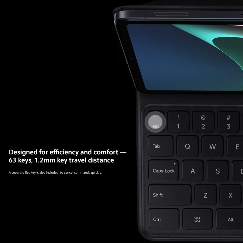XiaomiPad5 11インチ Wi-Fiモデル キーボードカバー、ペン付属