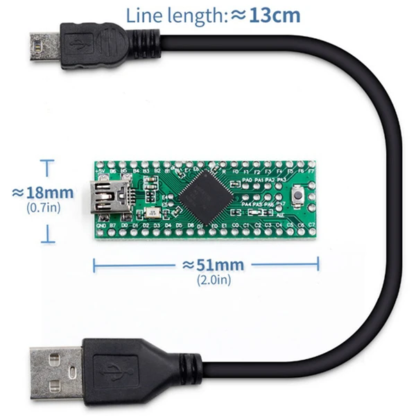 Teensy 2 0 USB AVR Development Board ISP U Disk Keyboard Mouse Experimental Board AT90USB1286 2