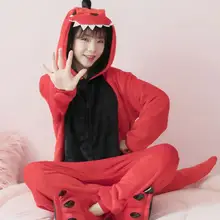 red jumpsuit with hood